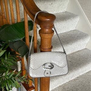 Guess Snakeskin Y2K 90s Shoulder Purse